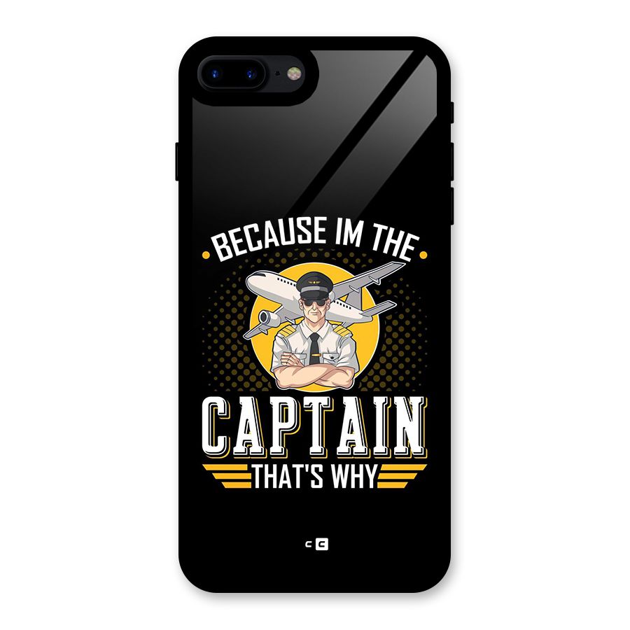 I M Captain Glass Back Case for iPhone 7 Plus