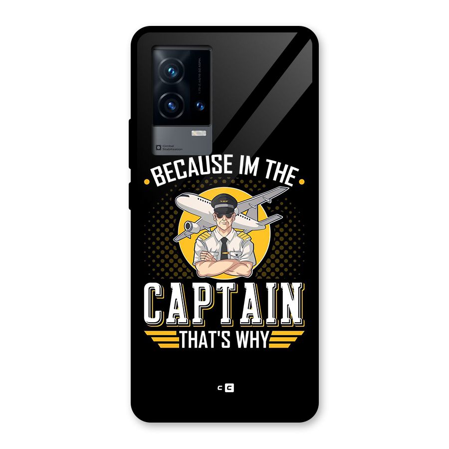I M Captain Glass Back Case for iQOO 9 5G
