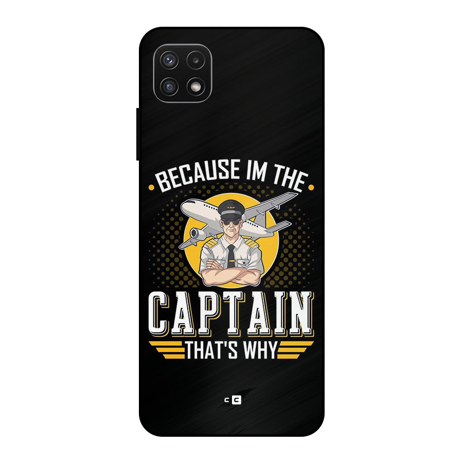 I M Captain Metal Back Case for Galaxy A22 5G