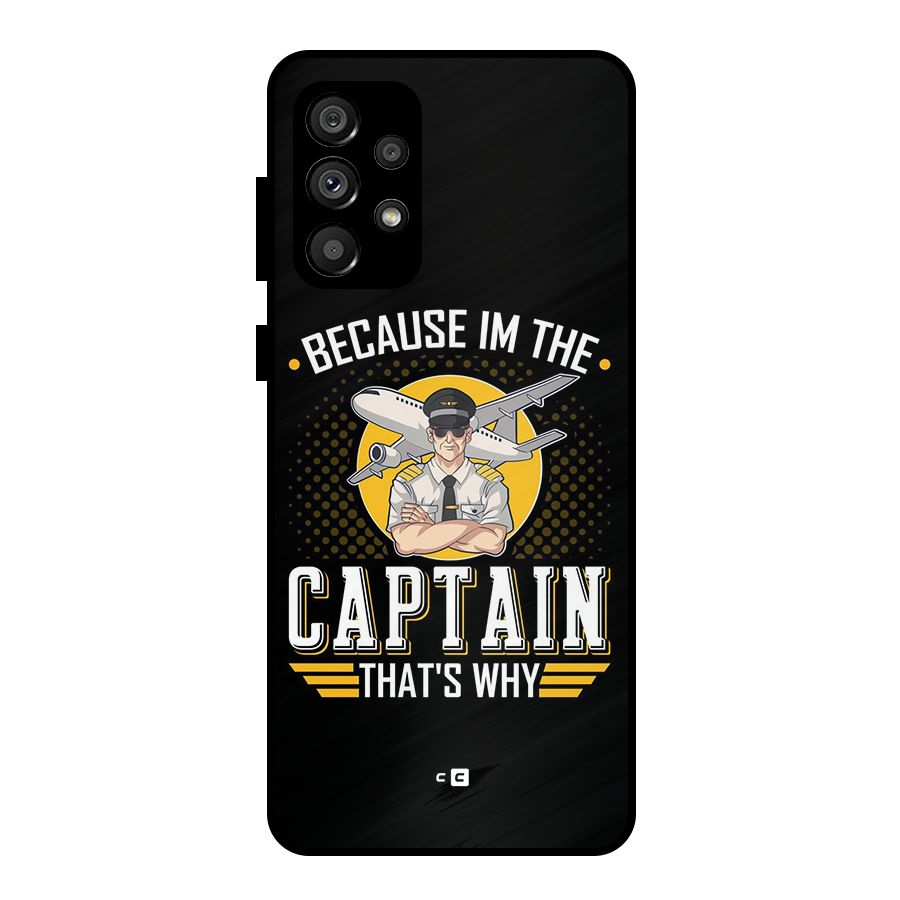 I M Captain Metal Back Case for Galaxy A73 5G