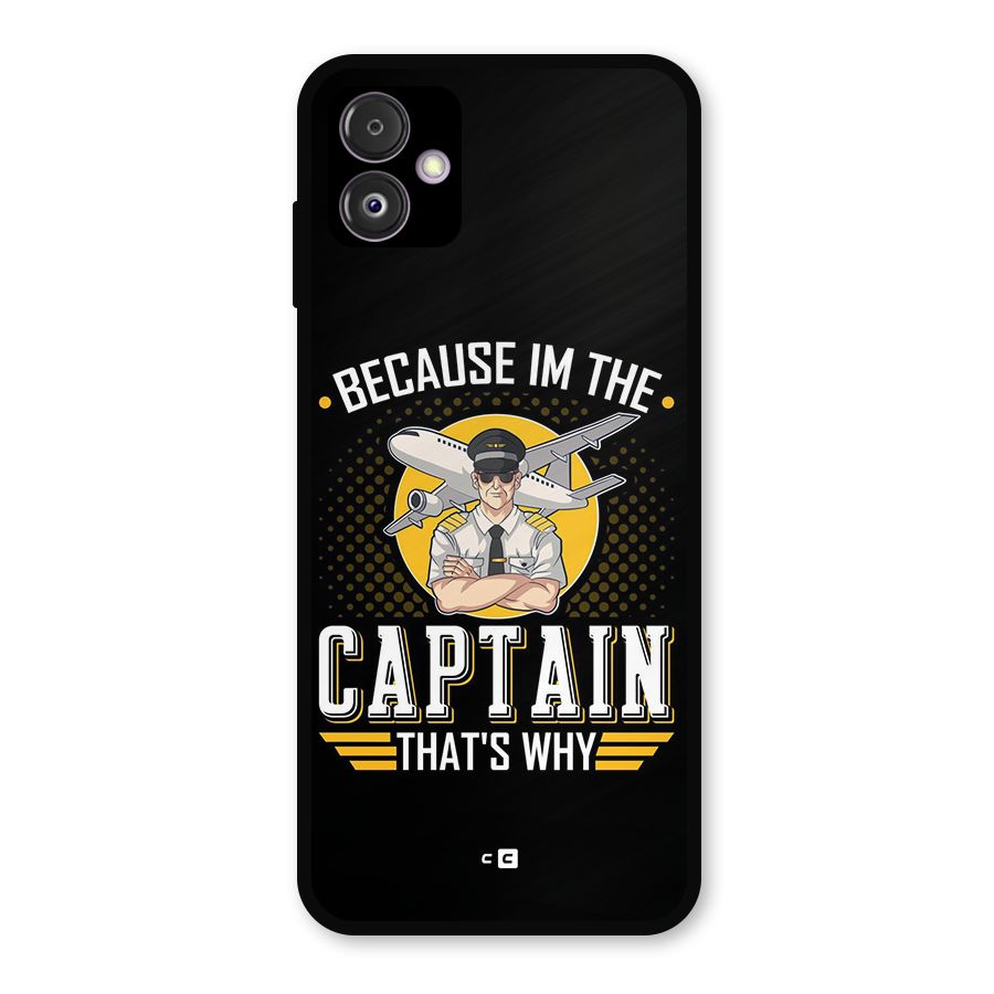 I M Captain Metal Back Case for Galaxy F14