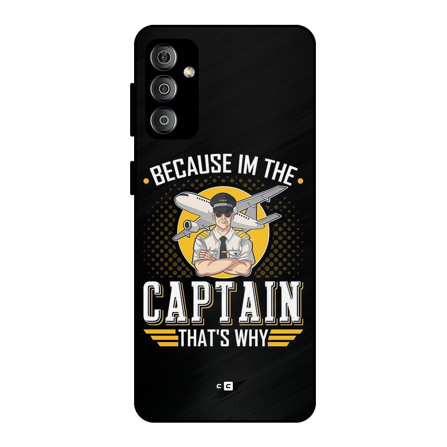 I M Captain Metal Back Case for Galaxy F23