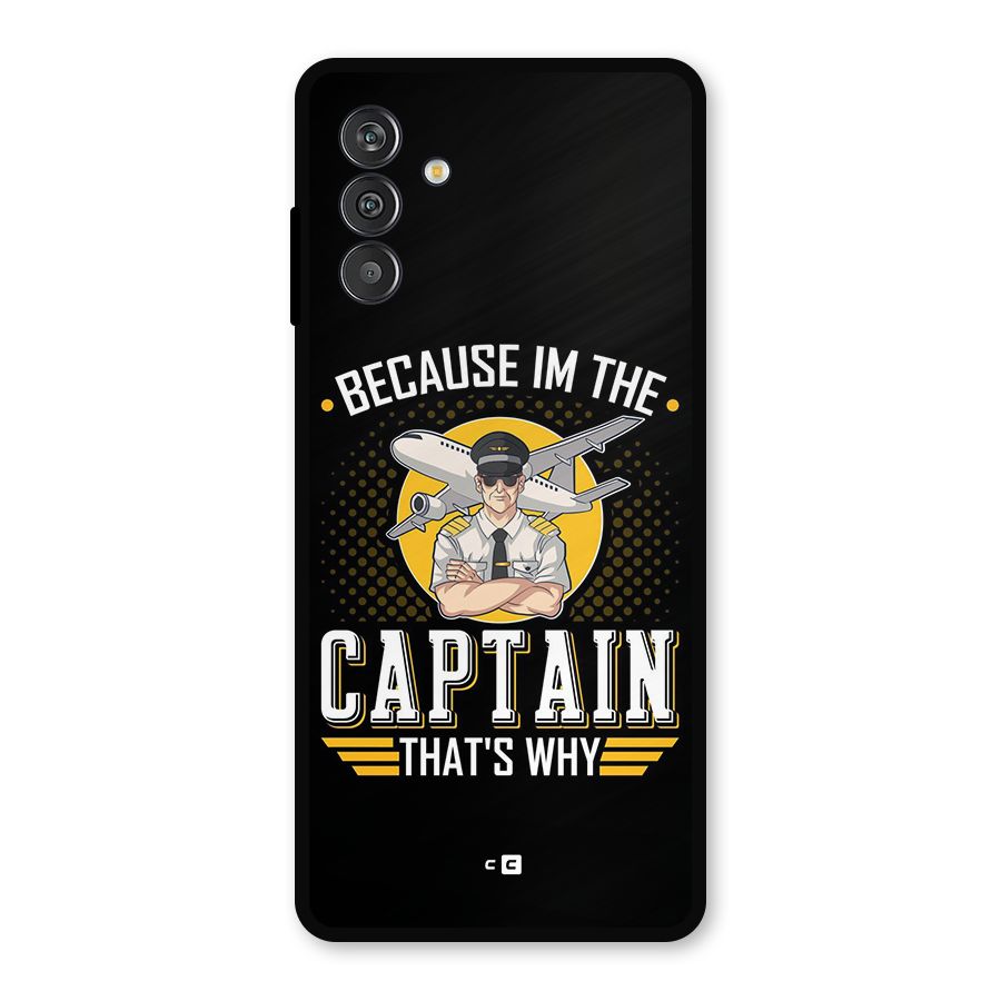 I M Captain Metal Back Case for Galaxy M13