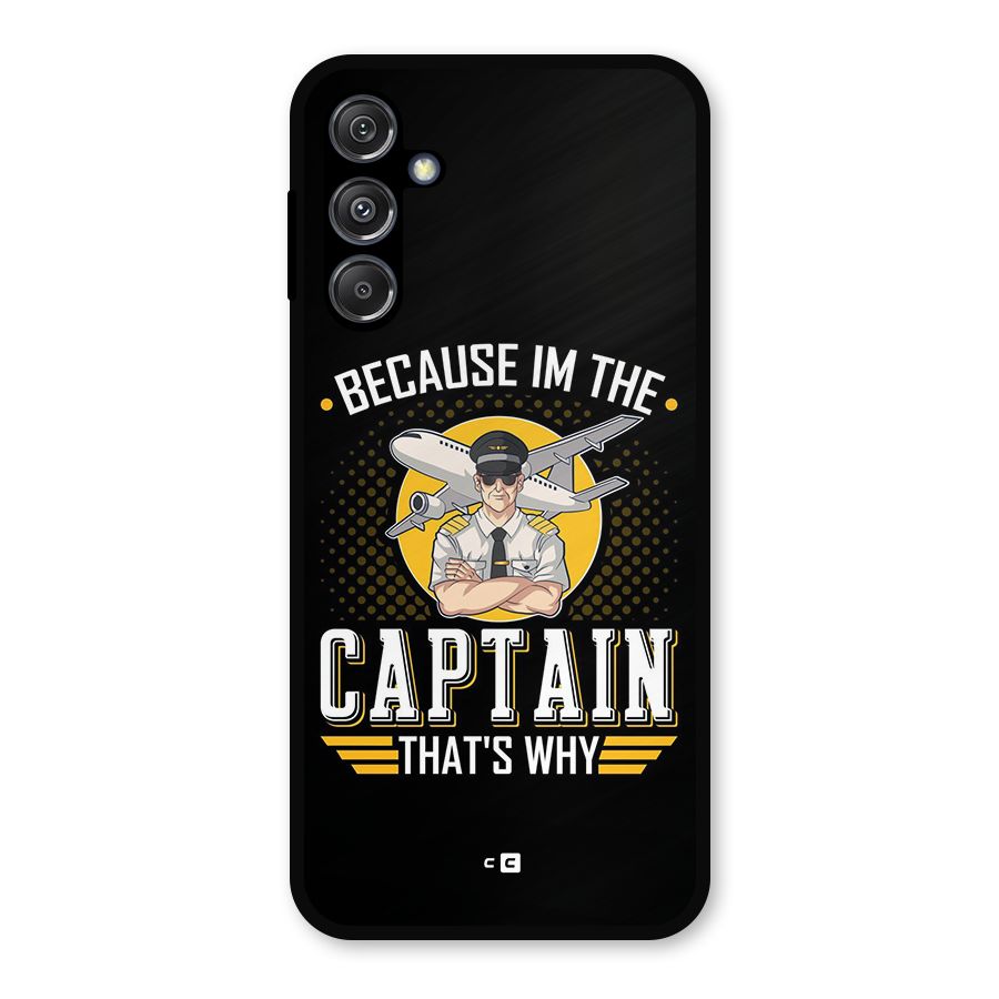 I M Captain Metal Back Case for Galaxy M34 5G