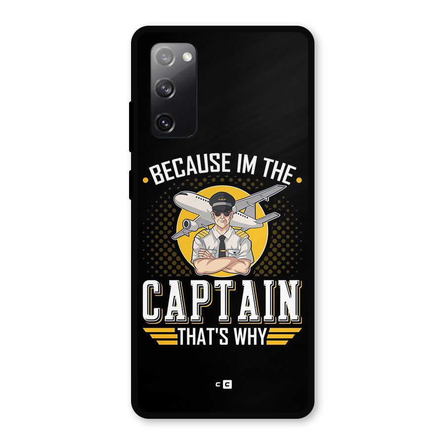 I M Captain Metal Back Case for Galaxy S20 FE 5G