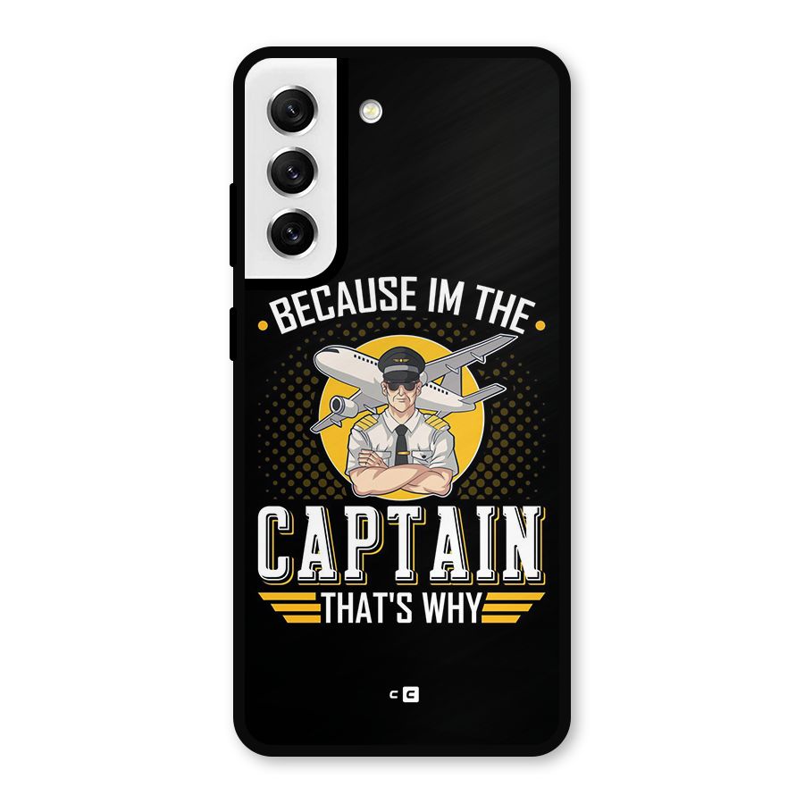 I M Captain Metal Back Case for Galaxy S21 FE 5G