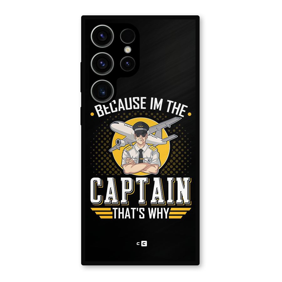I M Captain Metal Back Case for Galaxy S23 Ultra