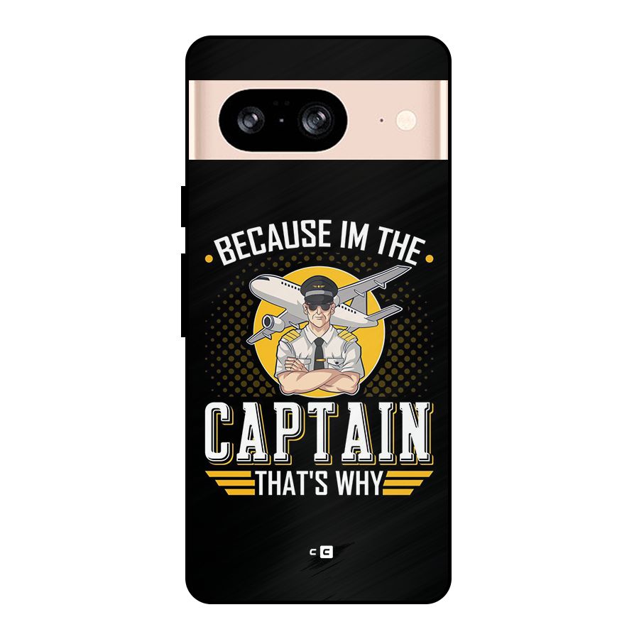 I M Captain Metal Back Case for Google Pixel 8