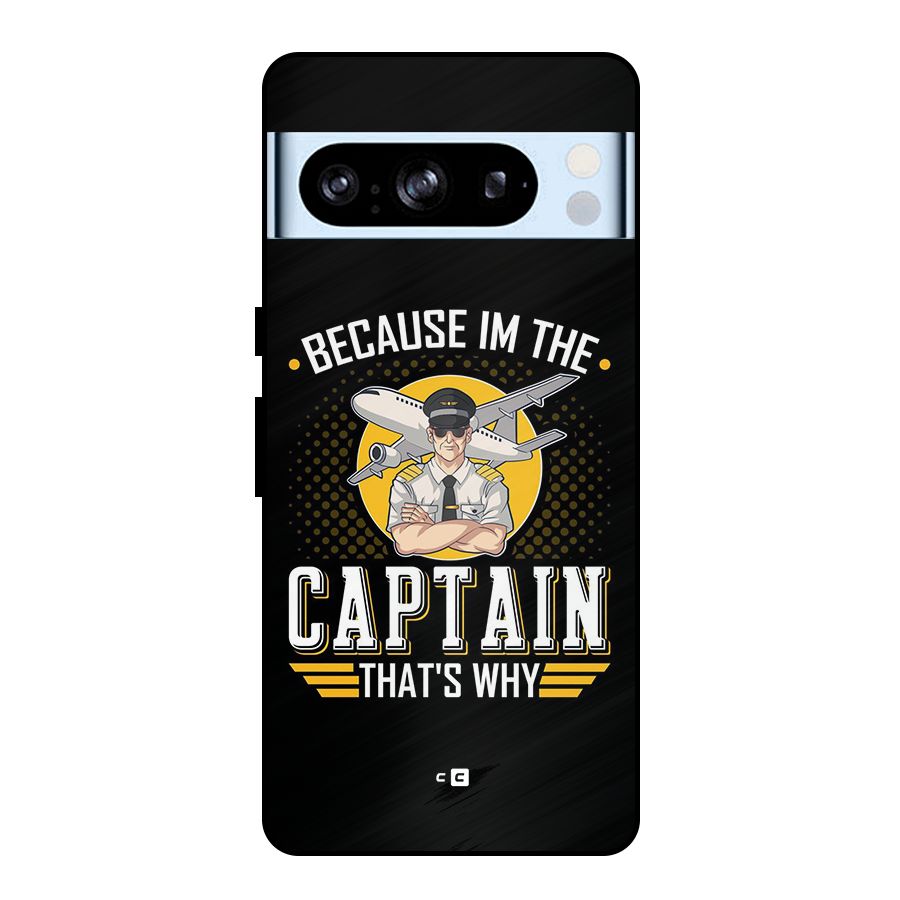 I M Captain Metal Back Case for Google Pixel 8 Pro