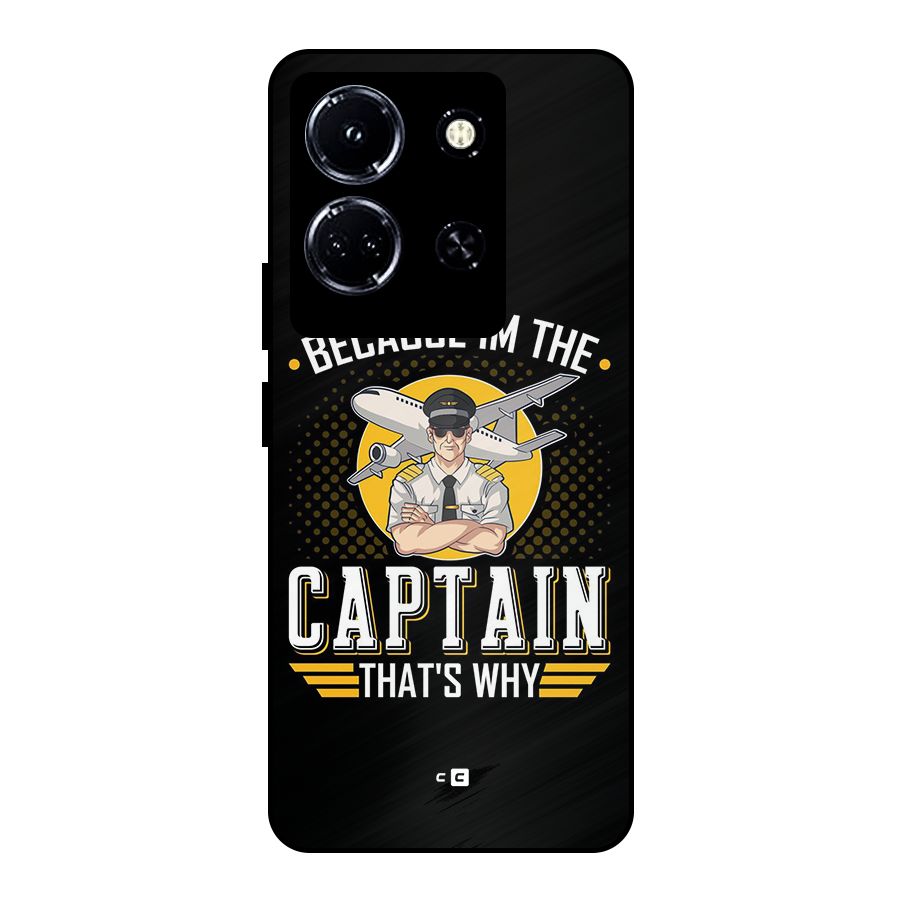 I M Captain Metal Back Case for Infinix Note 30 5G