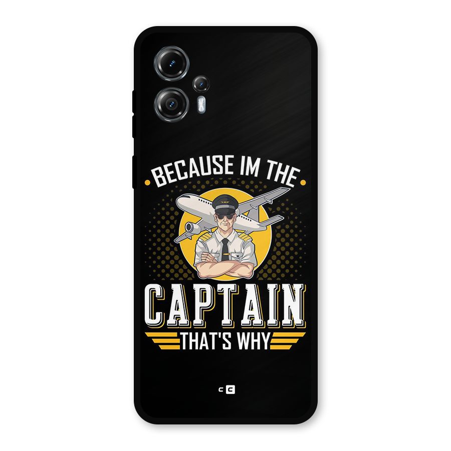 I M Captain Metal Back Case for Moto G13