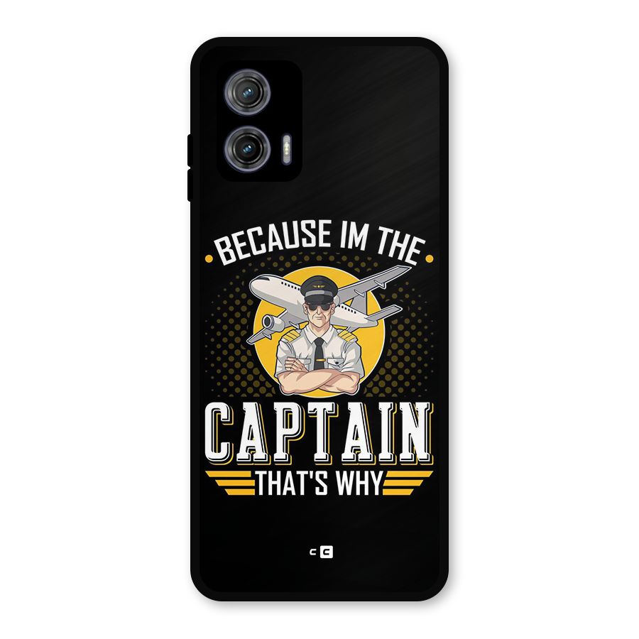 I M Captain Metal Back Case for Moto G73