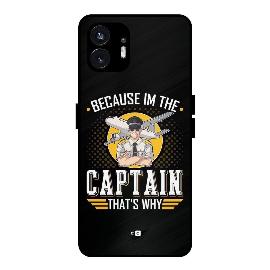 I M Captain Metal Back Case for Nothing Phone 2