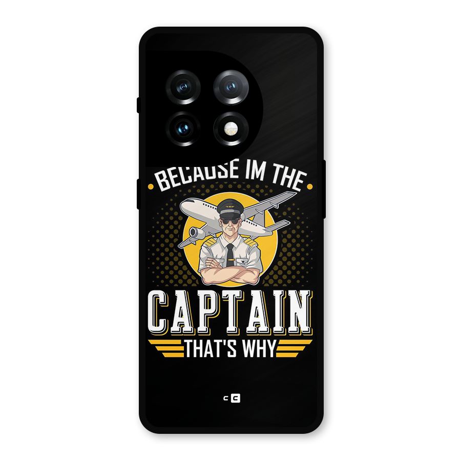 I M Captain Metal Back Case for OnePlus 11