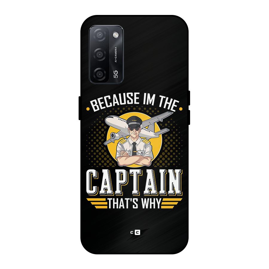 I M Captain Metal Back Case for Oppo A53s 5G