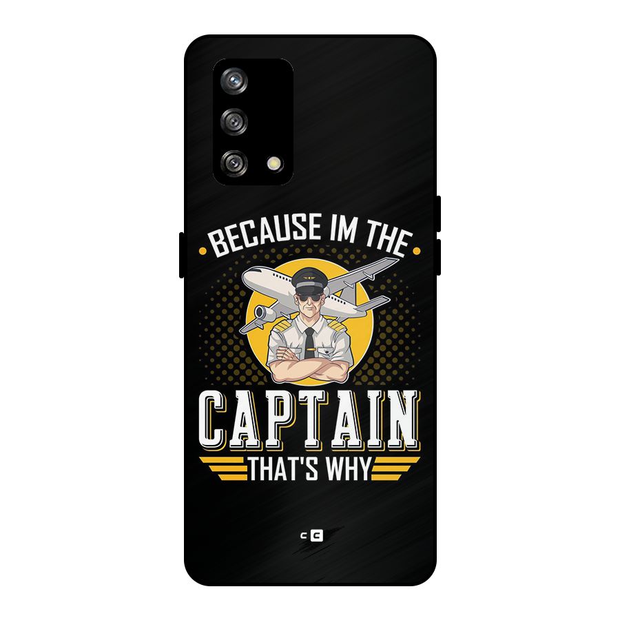 I M Captain Metal Back Case for Oppo F19