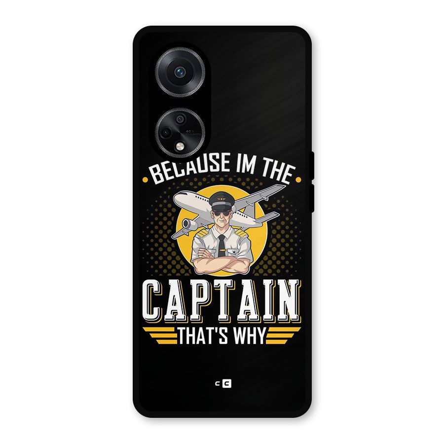 I M Captain Metal Back Case for Oppo F23