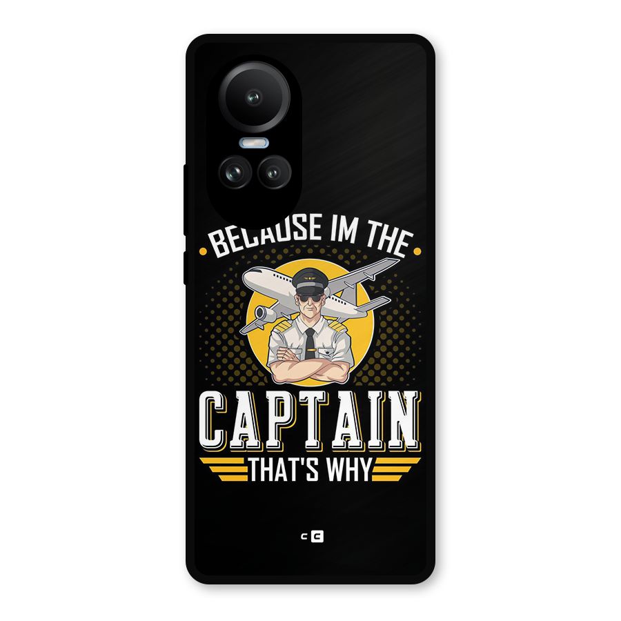 I M Captain Metal Back Case for Oppo Reno10