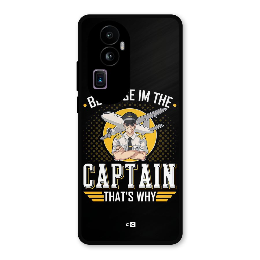 I M Captain Metal Back Case for Oppo Reno10 Pro Plus