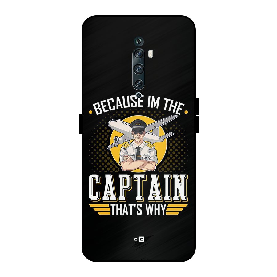 I M Captain Metal Back Case for Oppo Reno2 F