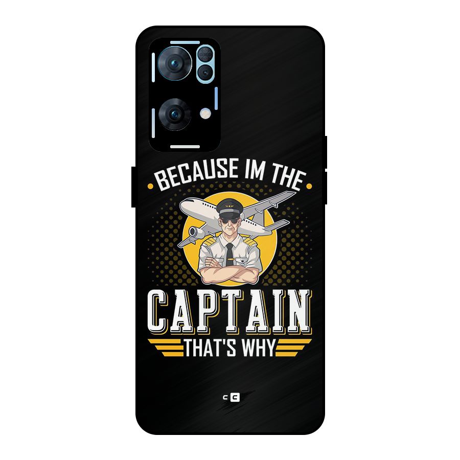 I M Captain Metal Back Case for Oppo Reno7 Pro 5G