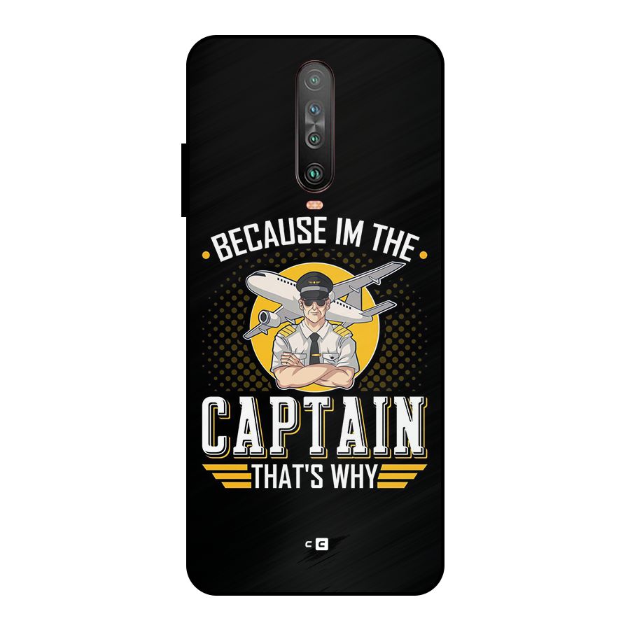 I M Captain Metal Back Case for Poco X2
