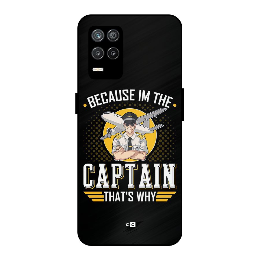I M Captain Metal Back Case for Realme 8 5G