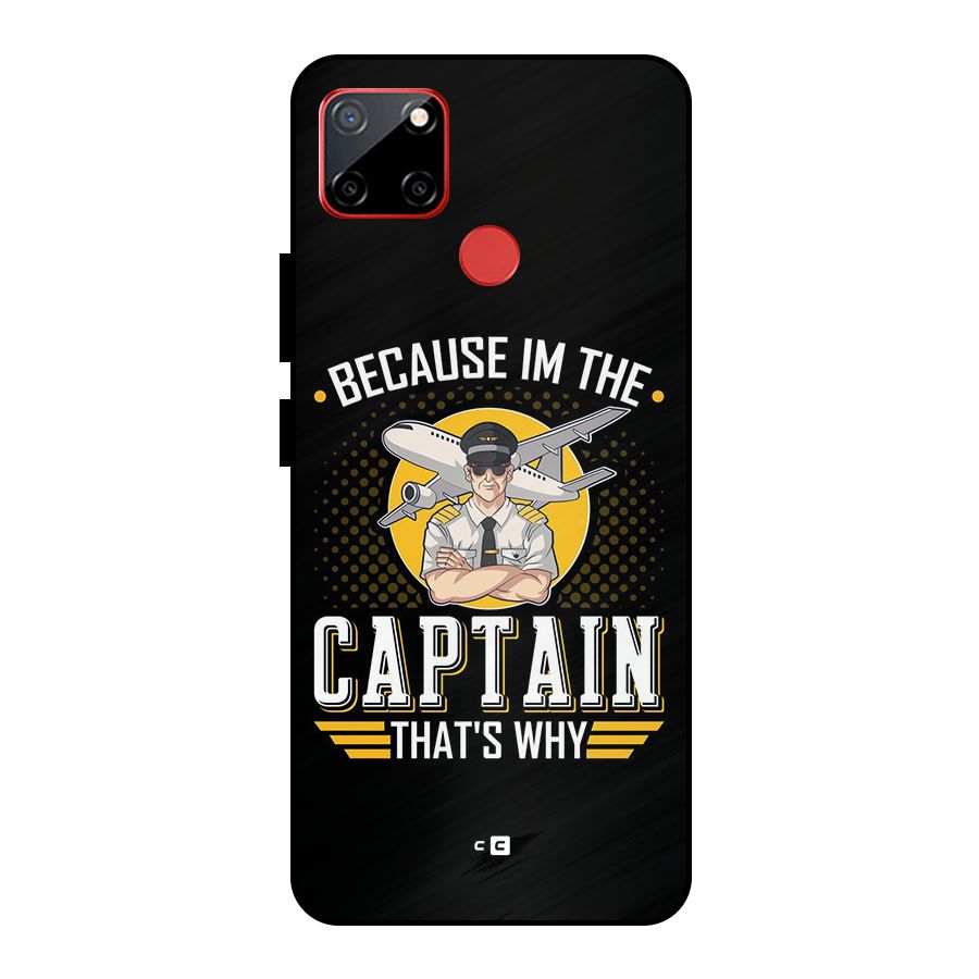 I M Captain Metal Back Case for Realme C12