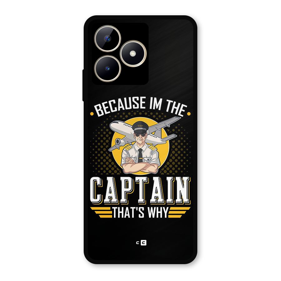 I M Captain Metal Back Case for Realme C53