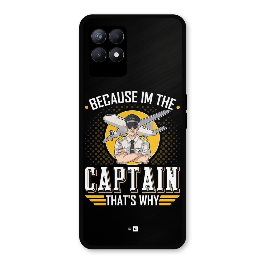 I M Captain Metal Back Case for Realme Narzo 50