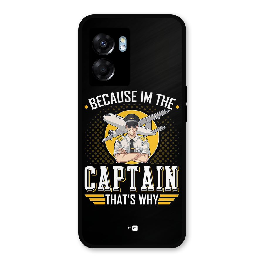 I M Captain Metal Back Case for Realme Narzo 50 5G