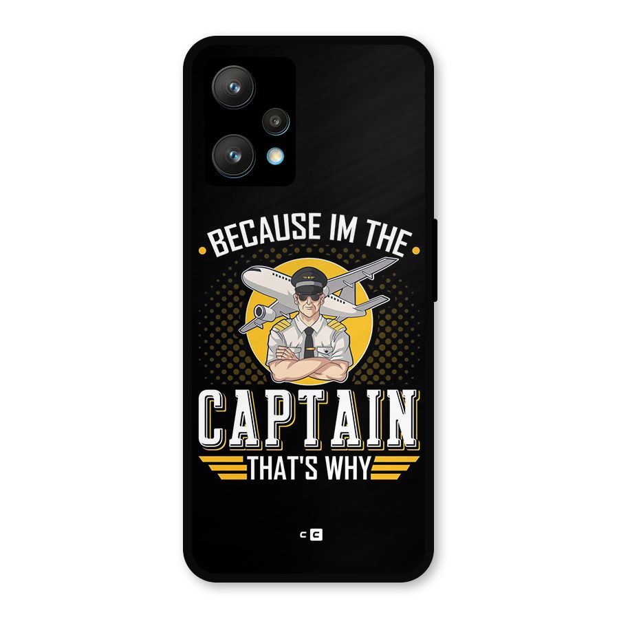 I M Captain Metal Back Case for Realme Narzo 50 Pro