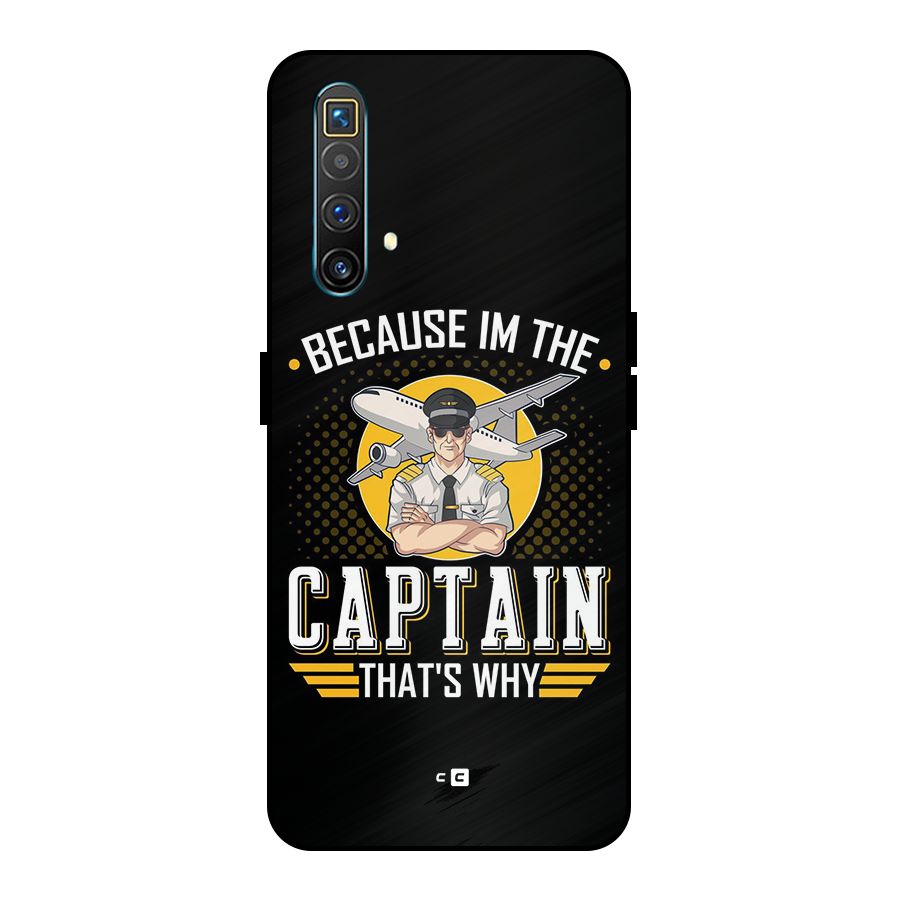I M Captain Metal Back Case for Realme X3