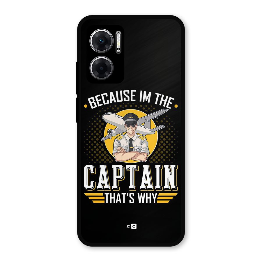 I M Captain Metal Back Case for Redmi 11 Prime 5G