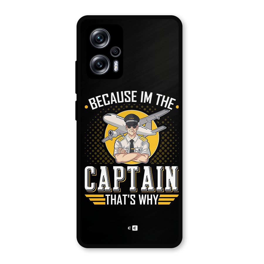 I M Captain Metal Back Case for Redmi K50i
