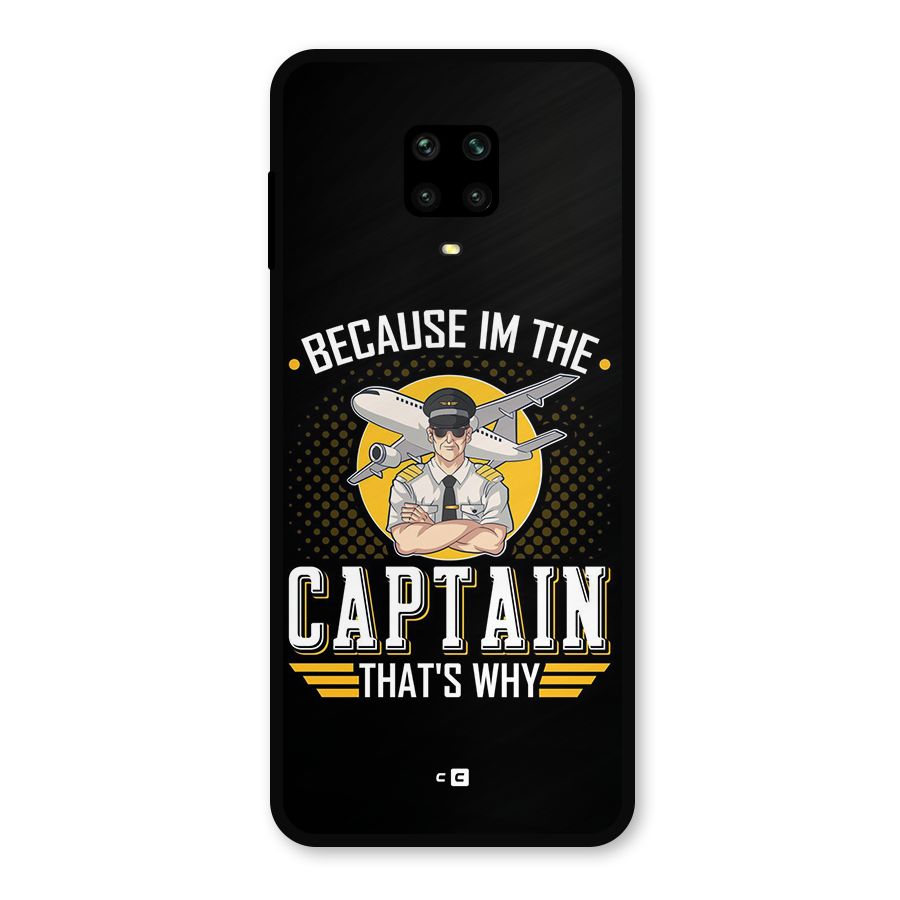 I M Captain Metal Back Case for Redmi Note 10 Lite
