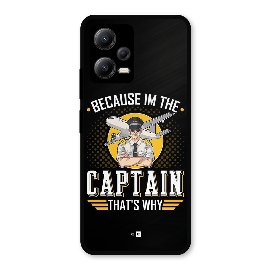I M Captain Metal Back Case for Redmi Note 12 5G