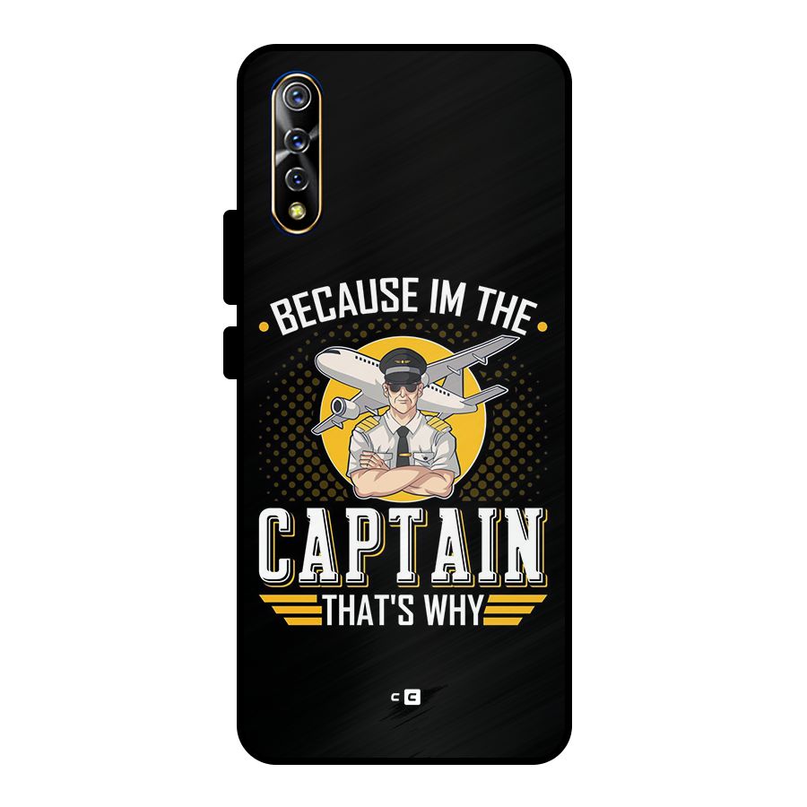 I M Captain Metal Back Case for Vivo S1