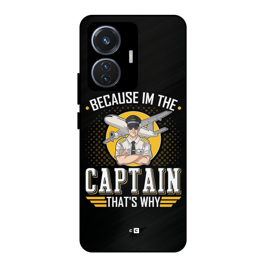 I M Captain Metal Back Case for Vivo T1 44W