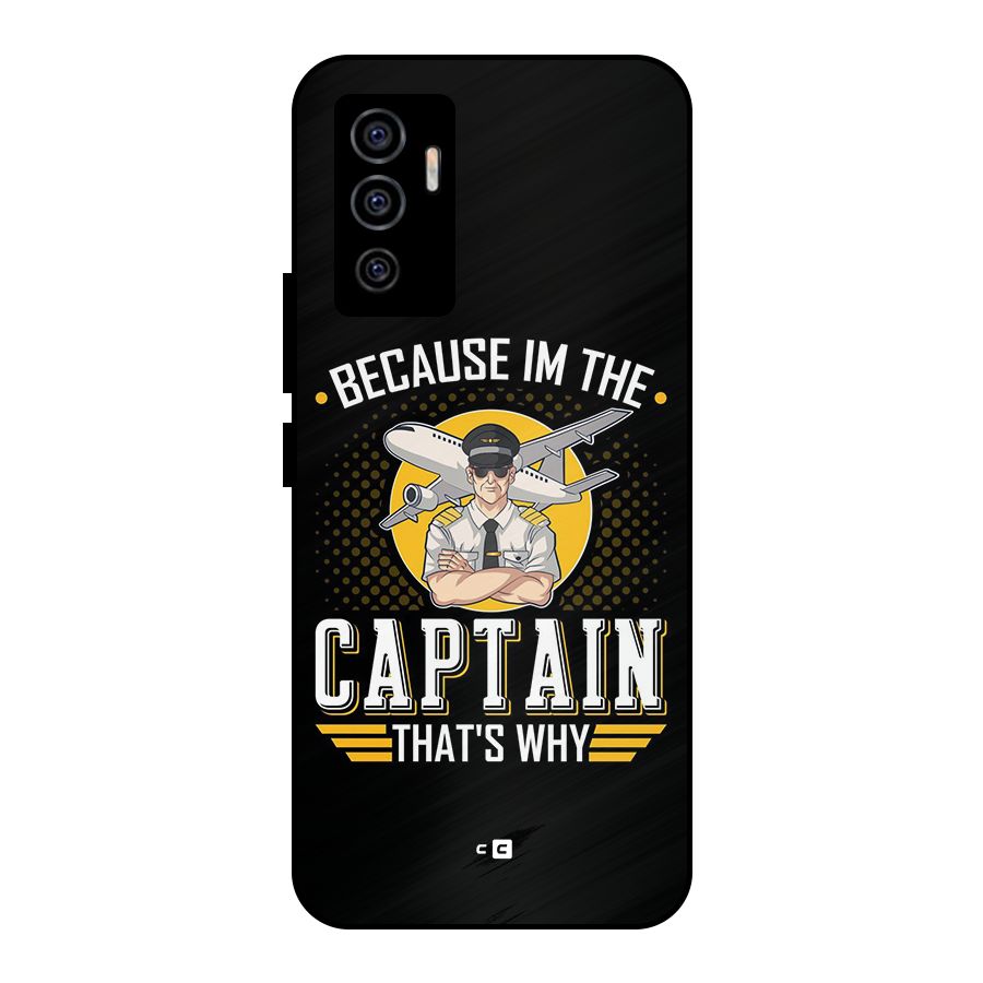 I M Captain Metal Back Case for Vivo V23e