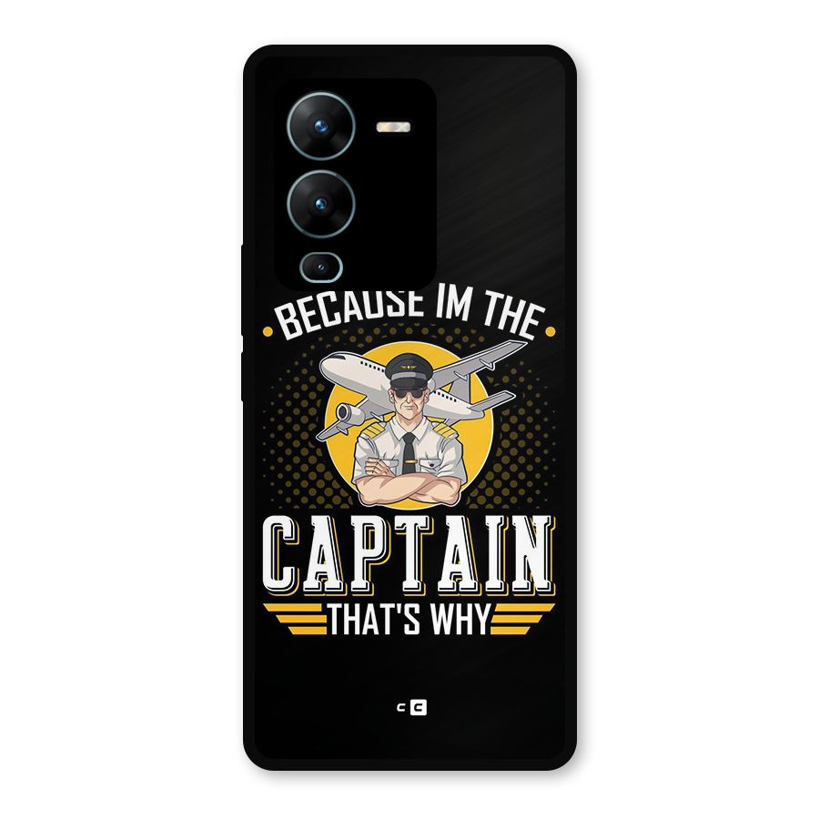 I M Captain Metal Back Case for Vivo V25 Pro