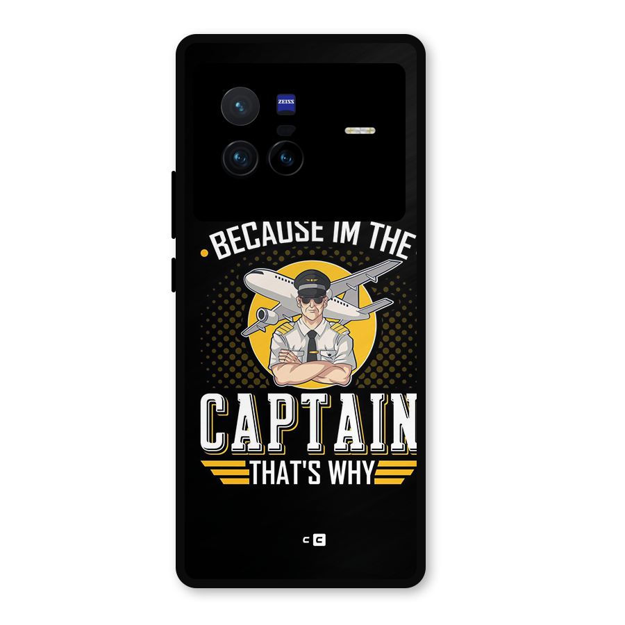 I M Captain Metal Back Case for Vivo X80