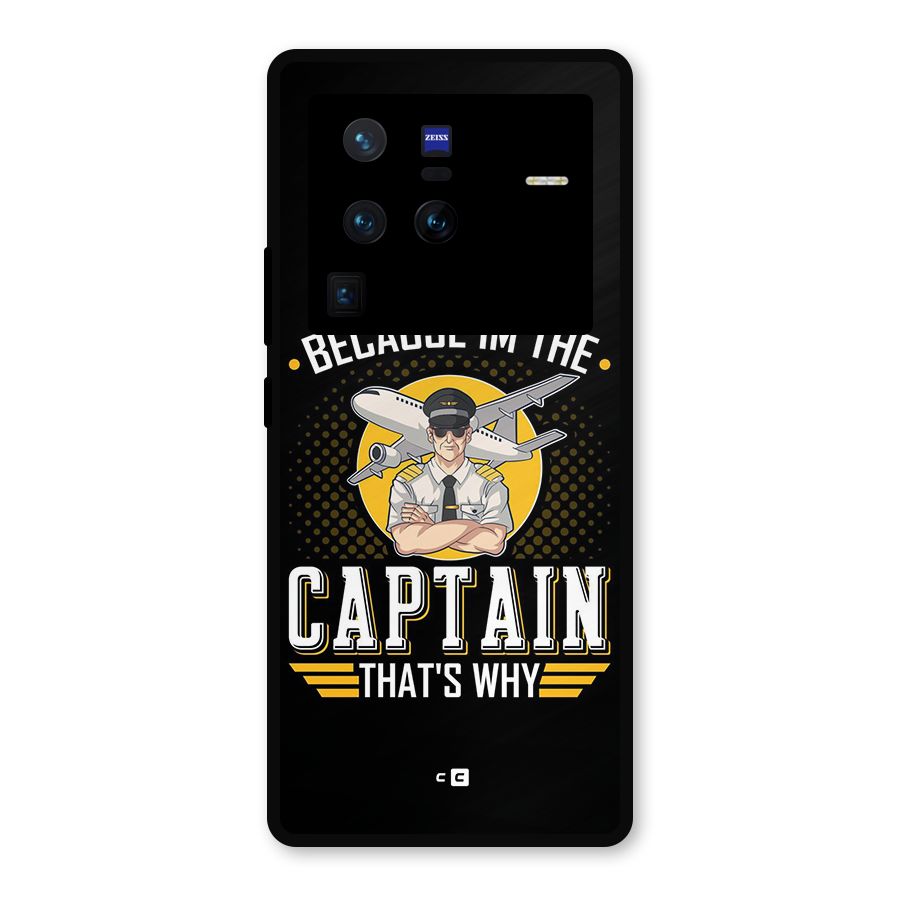 I M Captain Metal Back Case for Vivo X80 Pro