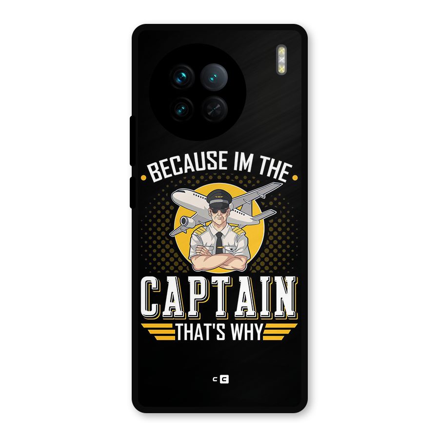 I M Captain Metal Back Case for Vivo X90