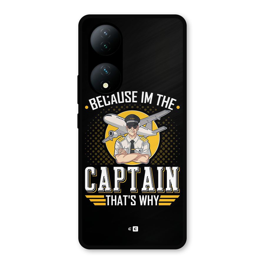 I M Captain Metal Back Case for Vivo Y100
