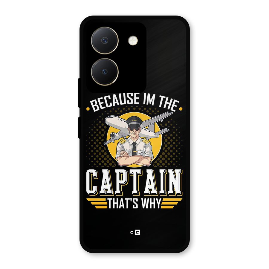 I M Captain Metal Back Case for Vivo Y36