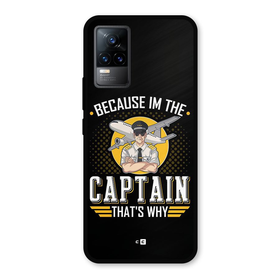 I M Captain Metal Back Case for Vivo Y73