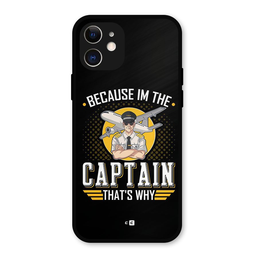 I M Captain Metal Back Case for iPhone 12
