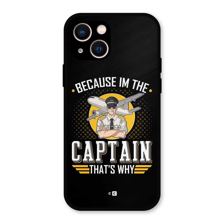 I M Captain Metal Back Case for iPhone 13