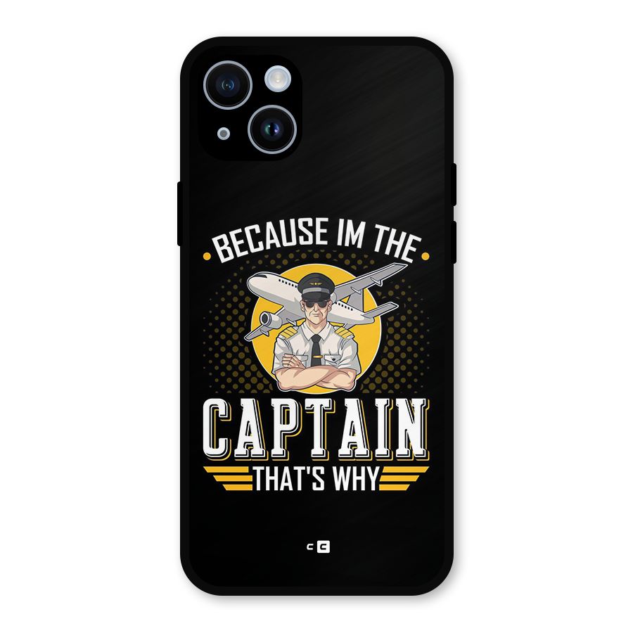 I M Captain Metal Back Case for iPhone 14